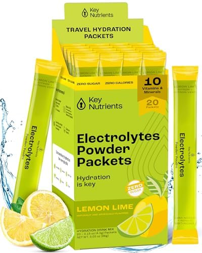 KEY NUTRIENTS Electrolytes Lemon Lime 20’s Stick Packs