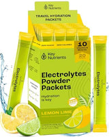 KEY NUTRIENTS Electrolytes Lemon Lime 20’s Stick Packs
