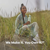 Hydro Flask 24 Oz Stainless Steel Standard Mouth Water Bottle with Flex Straw Cap and Double-Wall Vacuum Insulation