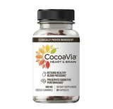CocoaVia Heart & Brain Supplement, 30 Day, Cocoa Flavanol Extract, Memory & Circulation Booster, Nitric Oxide, Boost Oxygen & Energy, Plant Based, Gluten Free, Vegan, 60 Capsules