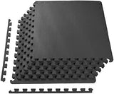 BalanceFrom Puzzle Exercise Mat with EVA Foam Interlocking Tiles for MMA, Exercise, Gymnastics and Home Gym Protective Flooring, Multiple Sizes and Colors