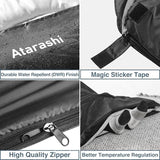 Atarashi Camping Sleeping Bag- 4 Seasons for Adults, Light, Warm, Extra-Large with Compression Sack- Great for Hiking, Backpacking & Outdoor Adventures