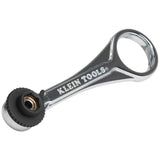 Klein Tools 65200 Ratchet Set, 5-Piece Mini Ratchet Set with Phillips, Slotted, and Adapter for Other Socket Sizes, For Tight Spaces