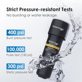 Waterdrop 10UB-CM 6 Months Under Sink Water Filter for 99% Chloramine Reduce- Ideal for California, Florida and Washington- NSF/ANSI 42 Certified- with Brushed Nickel Faucet(Include: System+ Faucet)
