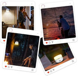 Rechargeable Camping Lantern with 6400mAh Battery, 300 Hour Runtime, 5 Light Modes, Adjustable Brightness, Waterproof, Hook & Magnetic Base, Battery Operated for Camping & Power Outages