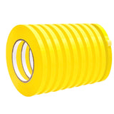 WOD Yellow Produce Poly Bag Sealing Tape, 3/8 inch x 180 yds. (Pack of 10) for Packaging and Sealing of Meat, Gifts, or Ice Bags BSTC24PVC