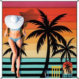 Beach Blanket Waterproof Sandproof Extra Large Beach Mat 79" X 83"/120"x108"for 1-8 Adults Quick Drying Durable Outdoor Picnic Mat for Beach Travel Camping Hiking