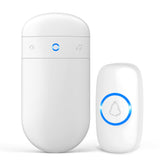 Wireless Doorbell, SECRUI Door bell Over 1000ft Coverage with 2 Plug-In Receivers, 1 Waterproof Push button, 52 Chimes, 110dB loud Sound Colorful LED Flash