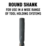Drill America 21/64" High Speed Steel Black & Gold KFD Split Point Drill Bit (Pack of 6), KFD Series