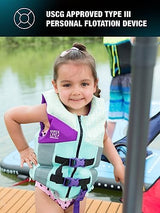 HyperLite Elite Kids Life Jacket, US Coast Guard Approved, Great for Any Water Sports Activity Including Boating, Paddle & Swimming