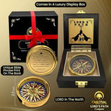 God's Path Compass – Communion & Confirmation Gift for Teenage Boys | Baptism Religious Gifts for Men, Christian, Catholic, Graduation | Sentimental & Inspirational Present – Greeting Card Included