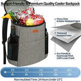 Camping Cooler Backpack 30 Cans, Soft Backpack Coolers Insulated Leak Proof Travel Cooler Bag Waterproof Lunch Picnic Beach Work Trip Thermal Bag Drink Beverage Beer Bag Cooler