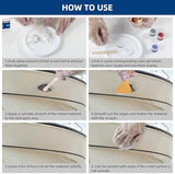 Fiberglass Boat Repair Kit (Color Match), Gel Coat Repair Kit for Boats, Marine Fiberglass Repair Kit for Boats, Epoxy Filler for Boats, Fiberglass Repair Kit Fix Holes Chips Pits Cracks