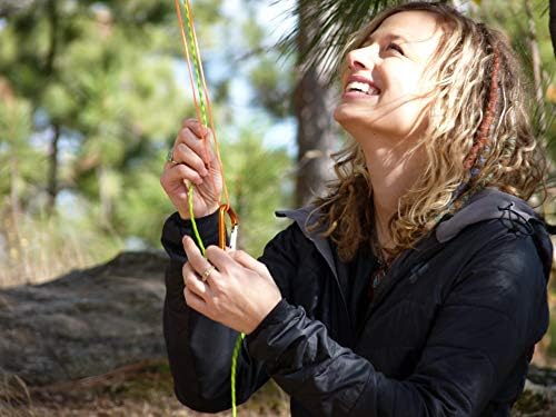 Ultralight Bear Bag Food Hanging System for Camping & Hiking - Waterproof Food Bag with Easy 2-to-1 Pulley, Paracord Ropes, Rock Sok, Carabiners & Instructions