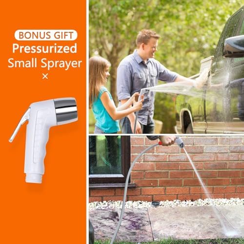KEDSUM Portable Shower, Portable Camp Shower Pump with Rechargeable Battery, Portable Shower for Camping, Portable Outdoor Shower Head for Camping, Hiking, Traveling(+ Handheld Sprayer)
