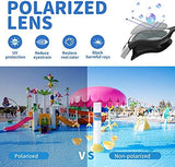 ZIONOR Kids Swim Goggles, G1 MINI UV Protection Anti-Fog Polarized Swimming Goggles for Age 6-14