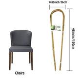 4 Feet Natural U-Hoops Bamboo, Mininfa Garden Trellis, Bamboo Trellis U-Shape for Plant Support - 3 Pack