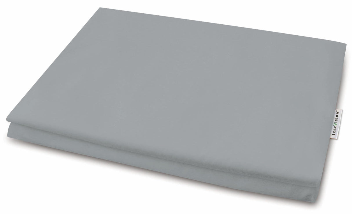 InteVision 400 Thread Count, 100% Egyptian Cotton Pillowcase. Designed to Fit The 7.5" Version of The InteVision Foam Wedge Bed Pillow (26" x 25" x 7.5") (Gray)