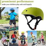 Kids Bike Helmet Ventilation & Adjustable Toddler Helmet for Ages 2-14 Kids Boys Girls Multi-Sport Helmet for Skateboard Roller Skateing Bicycle Scooter blance Bike