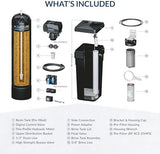 Aquasure Harmony Series 50,000 Grains Whole House Water Softener with High Performance Automatic Digital Metered Control Head | Reduces Hardness & Minerals | Improve Water Quality | For 4-6 Bathrooms