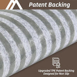 COSY HOMEER Edging Stair Treads Non-Slip Carpet Mat 28inX9in Indoor Stair Runners for Wooden Steps, Edging Stair Rugs for Kids and Dogs, 100% Polyester TPE Backing (4pc, Brown)