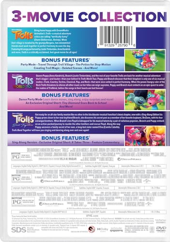 Trolls 3-Movie Collection [DVD]