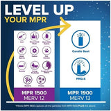 Filtrete 16x20x1 AC Furnace Air Filter, MERV 12, MPR 1500, CERTIFIED asthma & allergy friendly, 3 Month Pleated 1-Inch Electrostatic Air Cleaning Filter, 2-Pack (Actual Size 15.69x19.81x0.78 in)