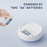 HOMEAEGIS Smoke and Carbon Monoxide Alarm, AA Battery Powered, 3-Pack