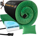 3 Inch Thick Memory Foam Sleeping Pad Camping Mattress,Portable Roll up Mattress-Car/Tent/Cot/Floor,Comfortable Sleeping Mats for Guests Kids Adult Sleepover