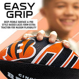 Franklin Sports NFL Team Footballs - Rubber Youth Mini Footballs for All NFL Teams - Kids Junior 8.5" Football - Official NFL Licensed Footballs