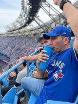 The LoudCup Tumbler + Stadium Horn - Insulated Cup Reusable Water Bottle Coffee Travel Mug - Worlds Loudest Cup for Game Day