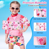 MoKo Toddler Swim Vest for Kids, 20-66 lbs, Arm Floaties with Adjustable Straps, Nylon Material, Swim Vest for Toddlers Learning to Swim