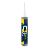OB1 White Multi-Surface Construction Sealant & Adhesive - Hybrid Technology - Excellent Chemical Resistance - Water Resistant - Weather Resistant - Food Safe - 290ml
