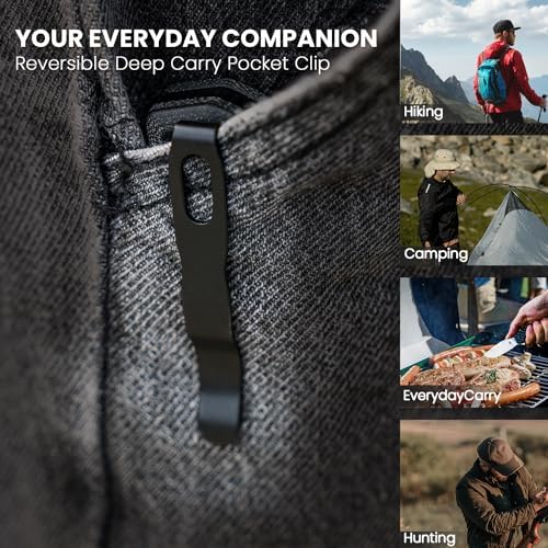Kizer Nice Guy Pocket Folding Knife, 2.84" Nitro V Blade, Lightweight Sharp Camping and Hiking Knife, Comfort Micarta Handle, Liner Lock Flipper Knife V3011A3