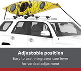 Yakima Car Roof Kayak Rack, Rooftop Mounted Carrier, 2 Kayaks, JayLow, Black