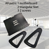 Jakarl Office Foot Rest Under Desk, Ergonomic Adjustable Foot Rest at Work with Massage Roller,Foot Stools for Under Office Desk (6 Heights Adjustable)