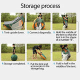 2 Person Instant Pop Up Lightweight Camping Tent, Outdoor Easy Set Up Automatic Family Travel Tent,Portable Backpacking Ultralight Waterproof Windproof Anti-UV Sun Shelter Tent…