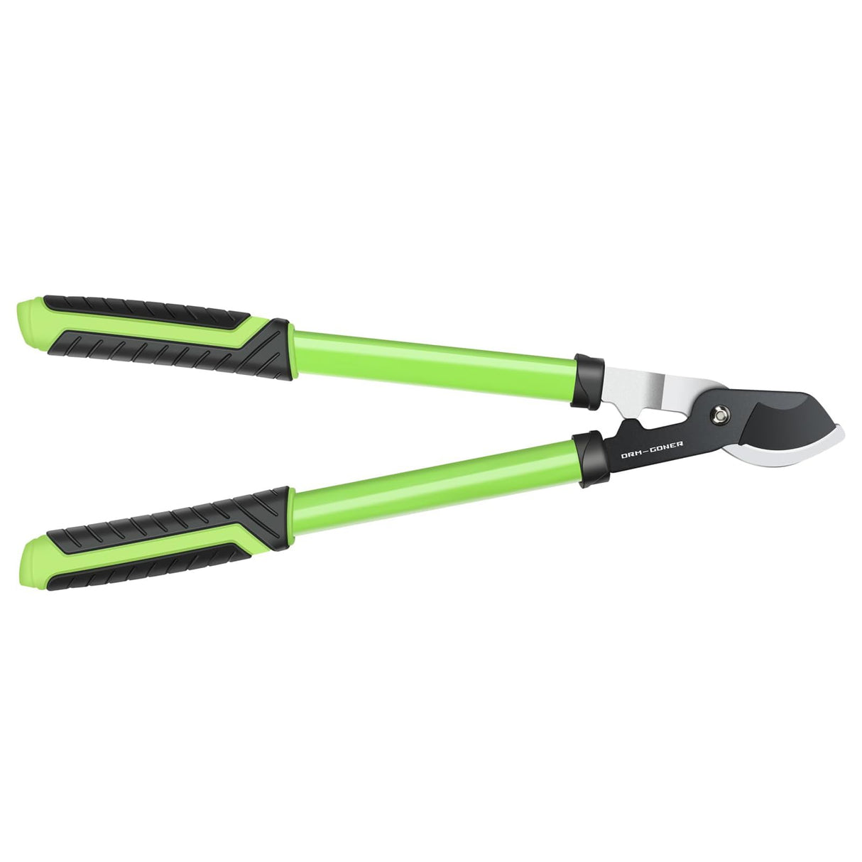 DRM-GDNER 23" SK5 Dual-Blade Loppers Cuts 2" Dry/Wet Branches - Triangular Steel Tube & SecureLock, Heavy Duty Tree Trimmers Green/Black