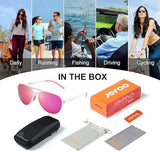 Polarized Aviator Sunglasses for Women Men Retro Trendy Sports Sunglasses for Outdoor UV400 Protection