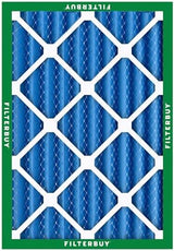 Filterbuy 20x25x4 Air Filter MERV 13 Optimal Defense (4-Pack), Pleated HVAC AC Furnace Air Filters Replacement (Actual Size: 19.50 x 24.50 x 3.63 Inches)