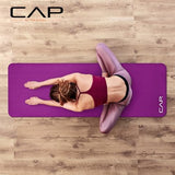 CAP Barbell 1-Inch High Density Exercise Yoga Mat with Strap | Multiple Colors