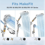 Shower Head Filter Replacement Cartridge for SSJ781/DSSJ781/ DSSJ781-01 MakeFit Filtered Handheld Shower Head (1-PACK)