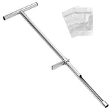 TIRYIUOU Soil Sample Probe, 36 Inch Soil Probe Rod, Ground Probe Rod, My Soil Test Kit, Stainless Steel Soil Sampler Tool for Soil Sampling, Gardening