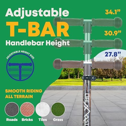 Kids Scooter – Children and Toddler 3 Wheel Kick Scooter – LED Wheel Lights Illuminate When Rolling– Adjustable Handlebar – Indoor and Outdoor