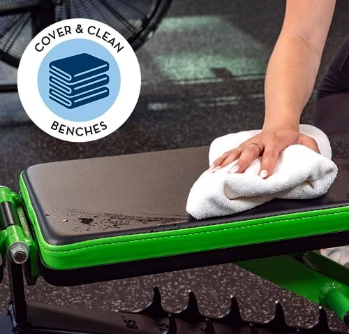 S&T INC. Microfiber Gym Towels, Yoga Towel for Home and Gym Bag, 16 Inch x 27 Inch, 6 Pack