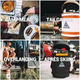 Ignik Refillable Gas Growler Deluxe 5-Pound Propane Tank with Carry Case and Adapter Hose