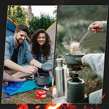 4 Pieces Titanium Long Handle Spork and Spoon Ultralight Portabale Flatware 8.7 Inch Soup Spoon Camping Spork for Outdoor Camping Backpacking Hiking Travel Picnic Tableware (Silver)