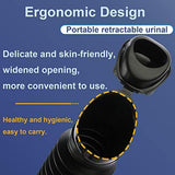 Scalable Emergency Urinal, 2 Pack 750ml Portable Toilet for Car, Portable Mini Outdoor Camping Travel Shrinkable Personal Mobile Toilet Potty Pee Bottle for Kids Adult
