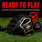 Franklin Sports Kids Baseball Glove + Ball Sets - Meshtek Youth Teeball Gloves for Kids + Toddlers - Left + Right Hand Throw Mitts + Glove Sets with Foam Balls - Boys + Girls Gloves - 9.5" Inch