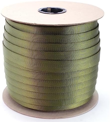 Rock-N-Rescue Professional Grade Nylon Tubular Webbing - Heavy-Duty 1-inch, Rescue Equipment for Mountaineering Rappelling Arborist Safety Gear, Firefighting and Rescue Gear